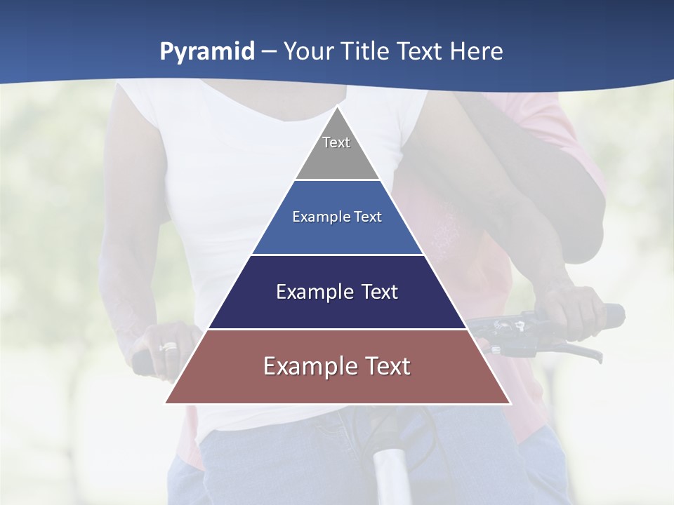 Senior Couple On Cycle Ride In Countryside PowerPoint Template