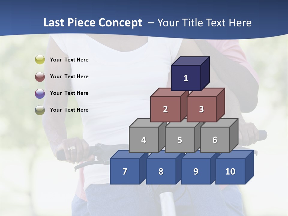 Senior Couple On Cycle Ride In Countryside PowerPoint Template