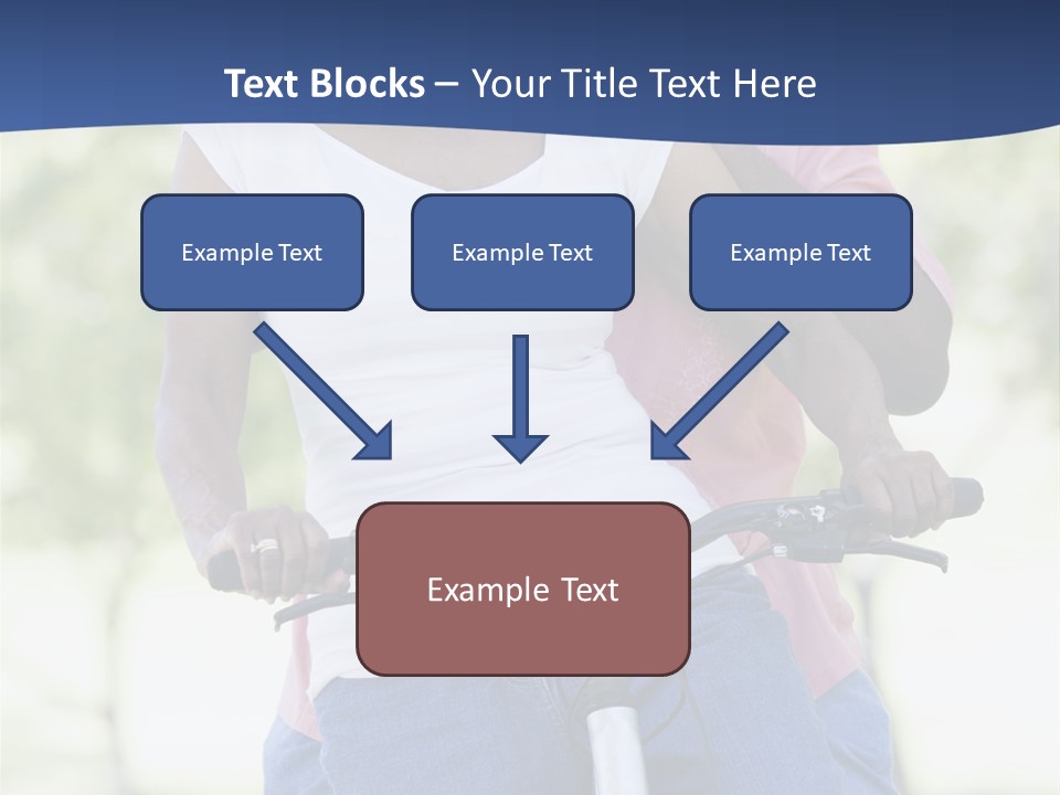 Senior Couple On Cycle Ride In Countryside PowerPoint Template