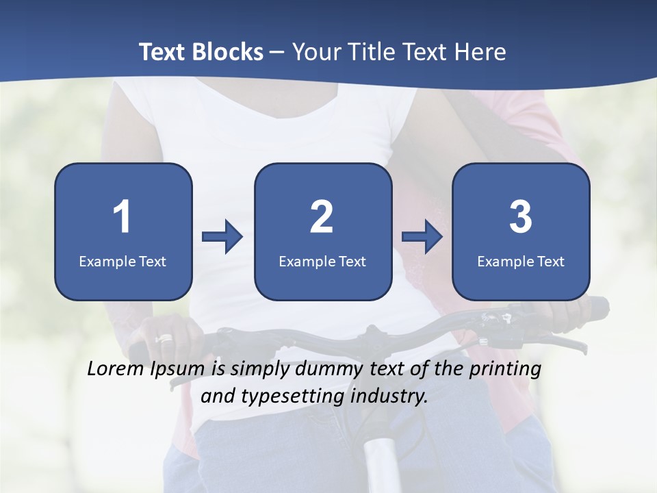 Senior Couple On Cycle Ride In Countryside PowerPoint Template