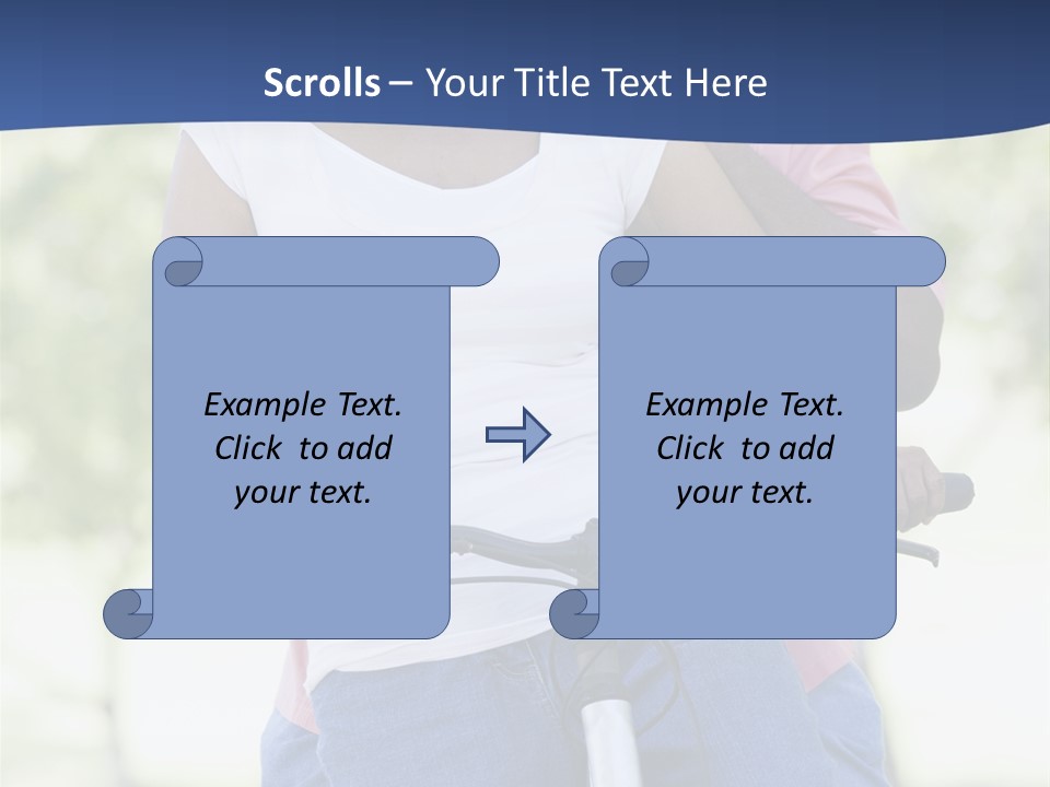 Senior Couple On Cycle Ride In Countryside PowerPoint Template