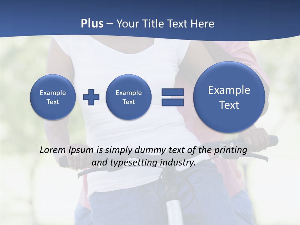 Senior Couple On Cycle Ride In Countryside PowerPoint Template