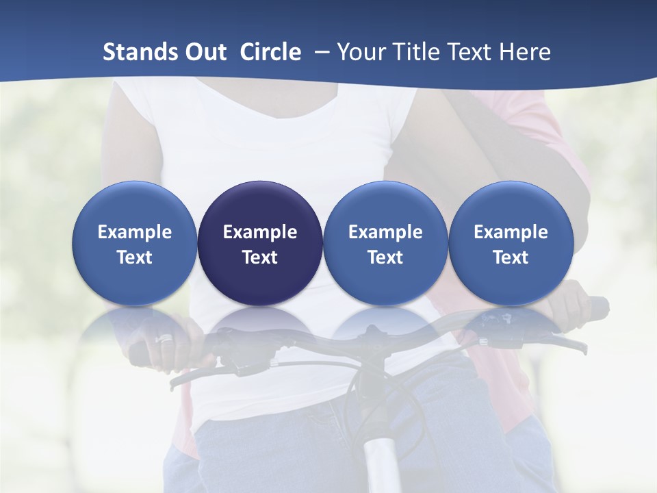 Senior Couple On Cycle Ride In Countryside PowerPoint Template