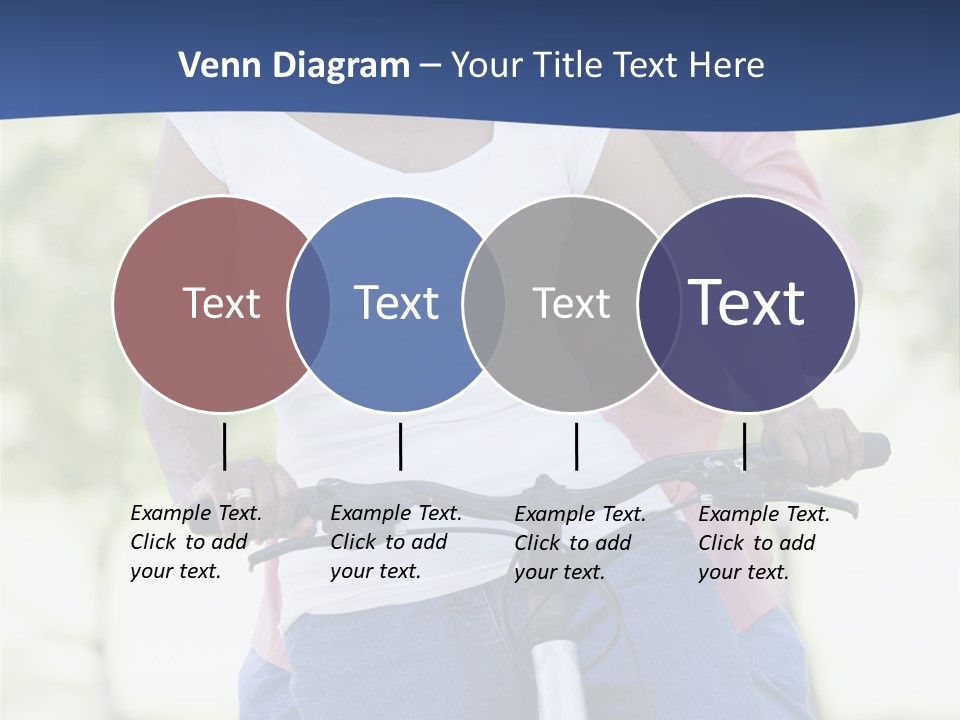 Senior Couple On Cycle Ride In Countryside PowerPoint Template