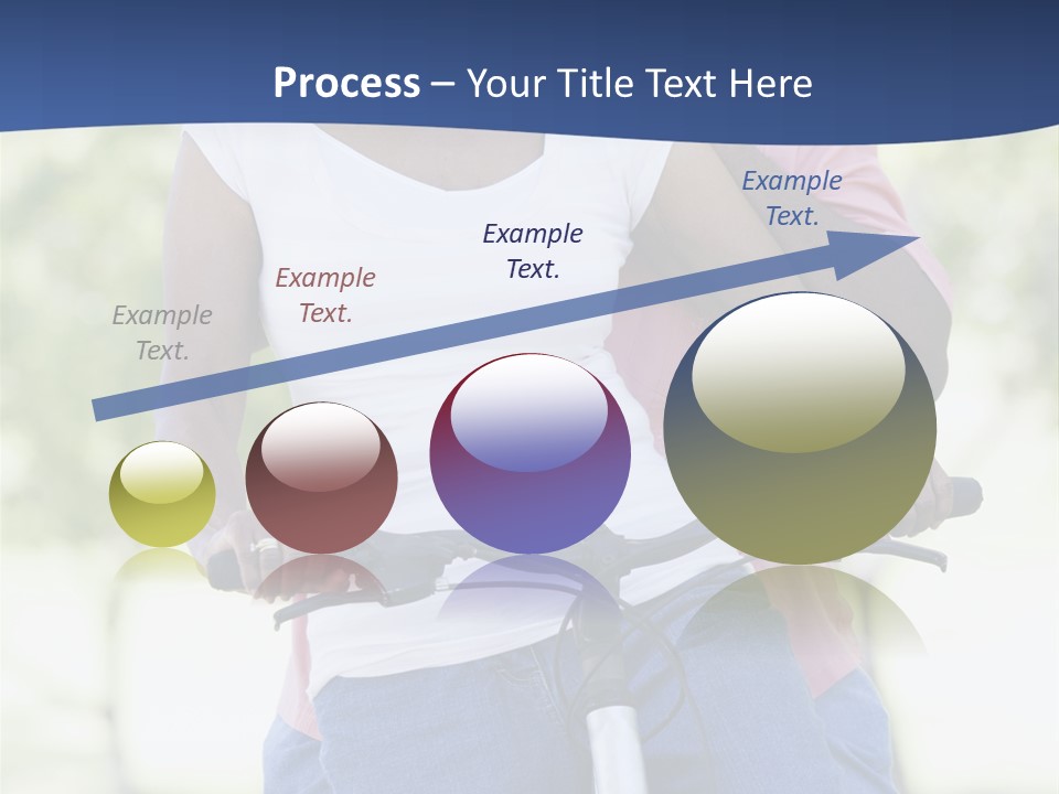 Senior Couple On Cycle Ride In Countryside PowerPoint Template