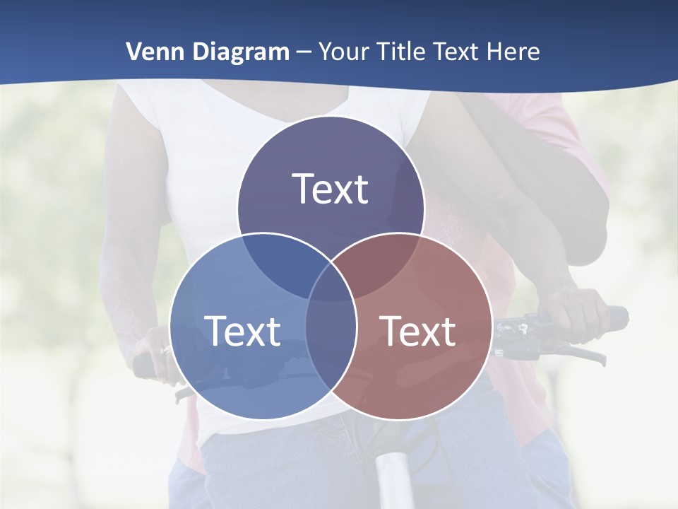 Senior Couple On Cycle Ride In Countryside PowerPoint Template