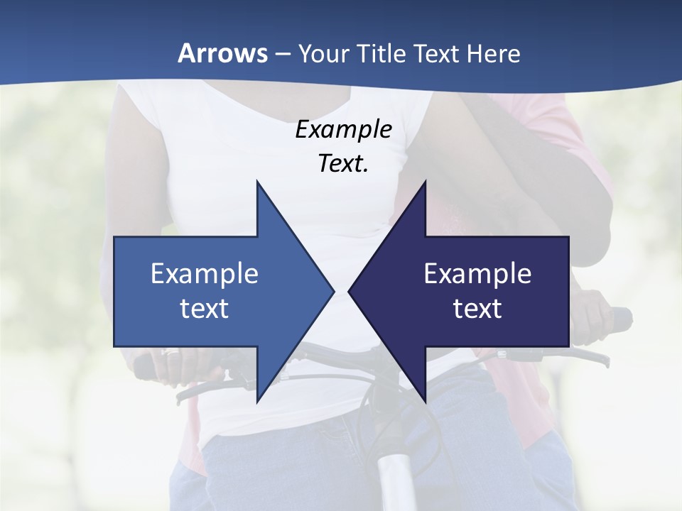 Senior Couple On Cycle Ride In Countryside PowerPoint Template