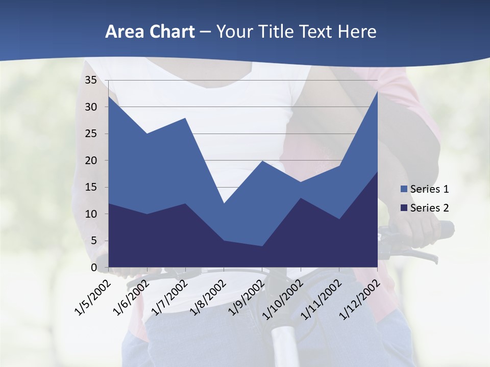 Senior Couple On Cycle Ride In Countryside PowerPoint Template