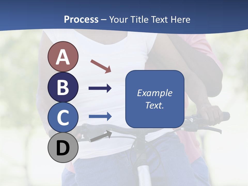 Senior Couple On Cycle Ride In Countryside PowerPoint Template