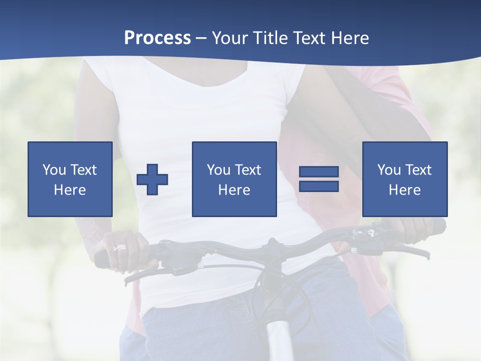 Senior Couple On Cycle Ride In Countryside PowerPoint Template