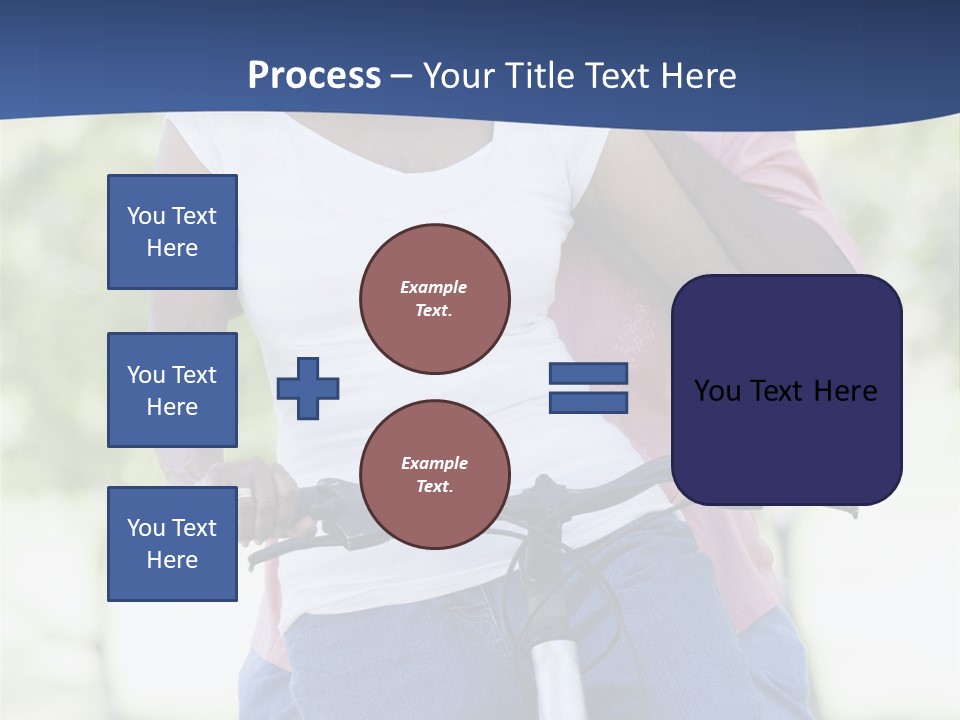 Senior Couple On Cycle Ride In Countryside PowerPoint Template