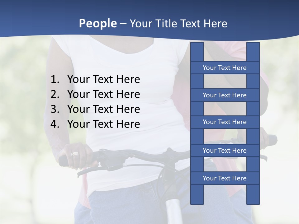 Senior Couple On Cycle Ride In Countryside PowerPoint Template