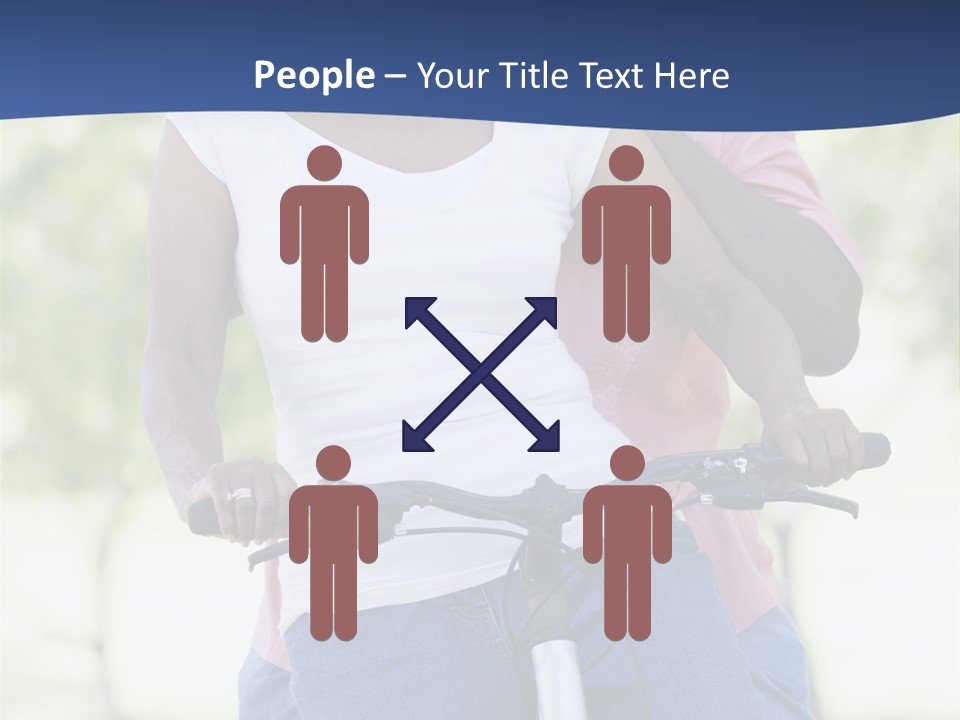 Senior Couple On Cycle Ride In Countryside PowerPoint Template