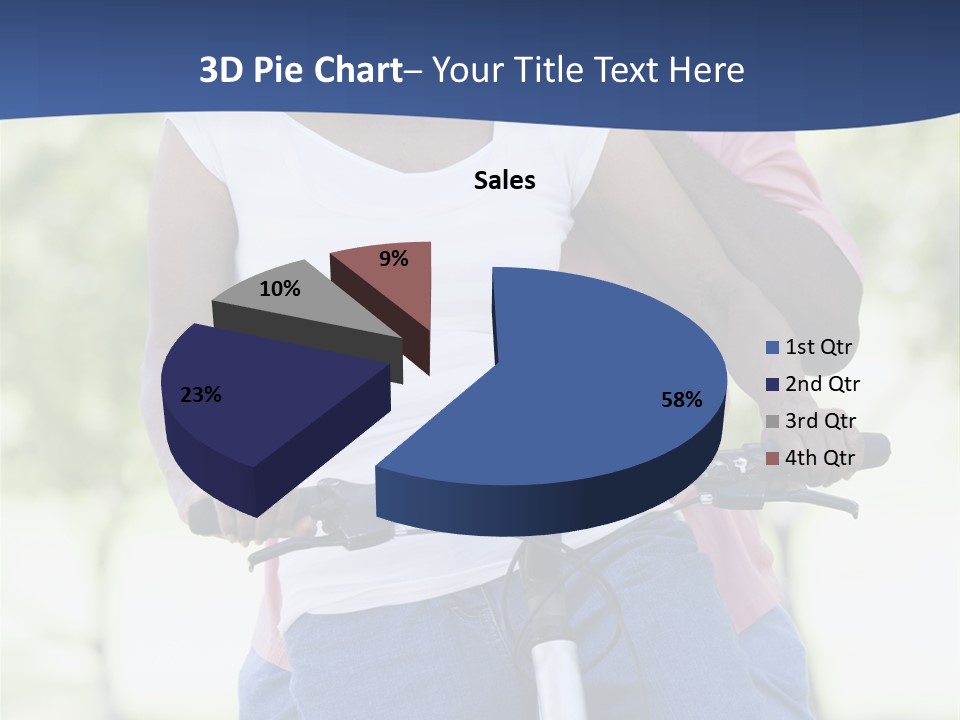 Senior Couple On Cycle Ride In Countryside PowerPoint Template