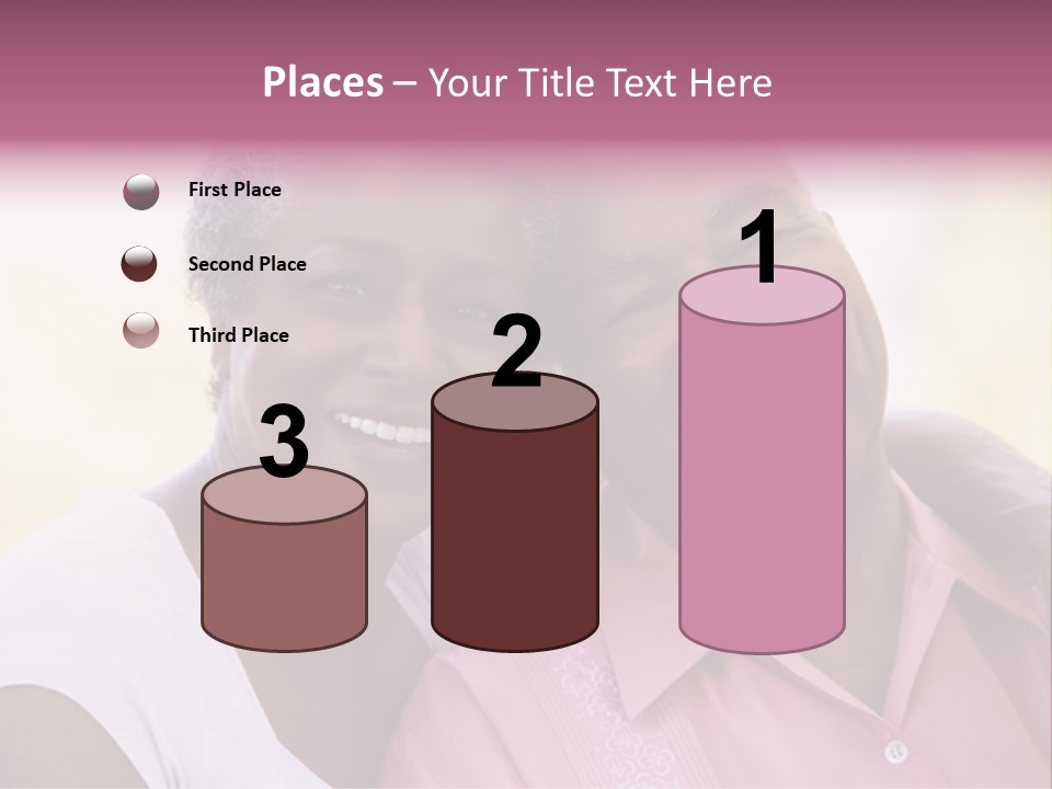 Romantic Senior Couple Relaxing Outside PowerPoint Template