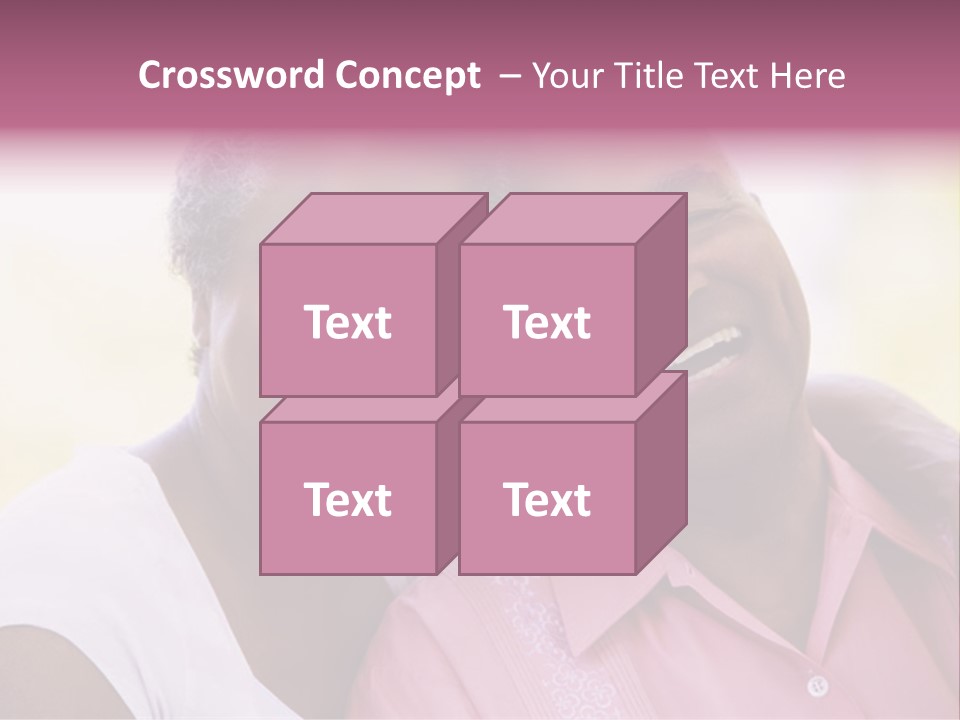 Romantic Senior Couple Relaxing Outside PowerPoint Template