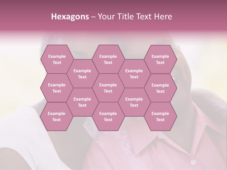 Romantic Senior Couple Relaxing Outside PowerPoint Template