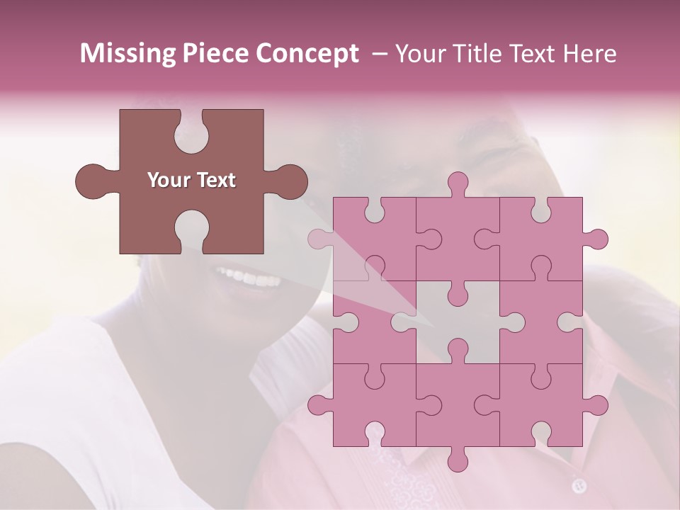 Romantic Senior Couple Relaxing Outside PowerPoint Template