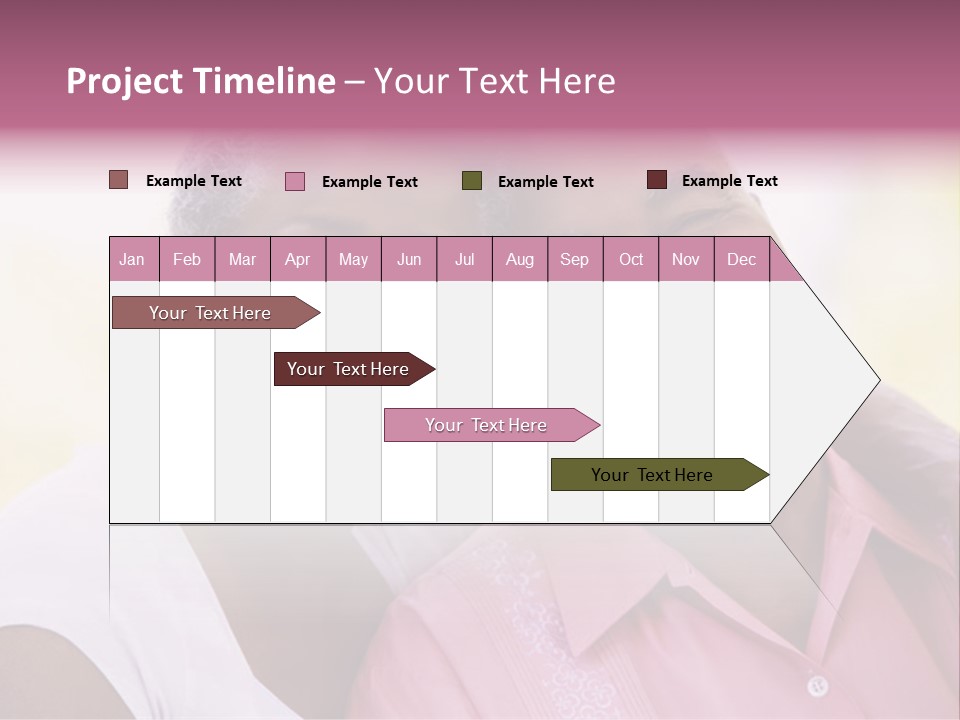 Romantic Senior Couple Relaxing Outside PowerPoint Template