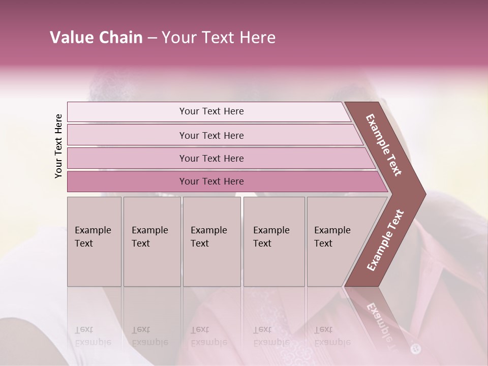 Romantic Senior Couple Relaxing Outside PowerPoint Template