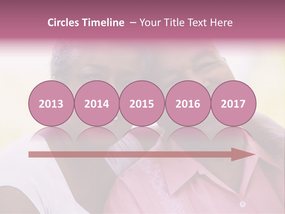 Romantic Senior Couple Relaxing Outside PowerPoint Template