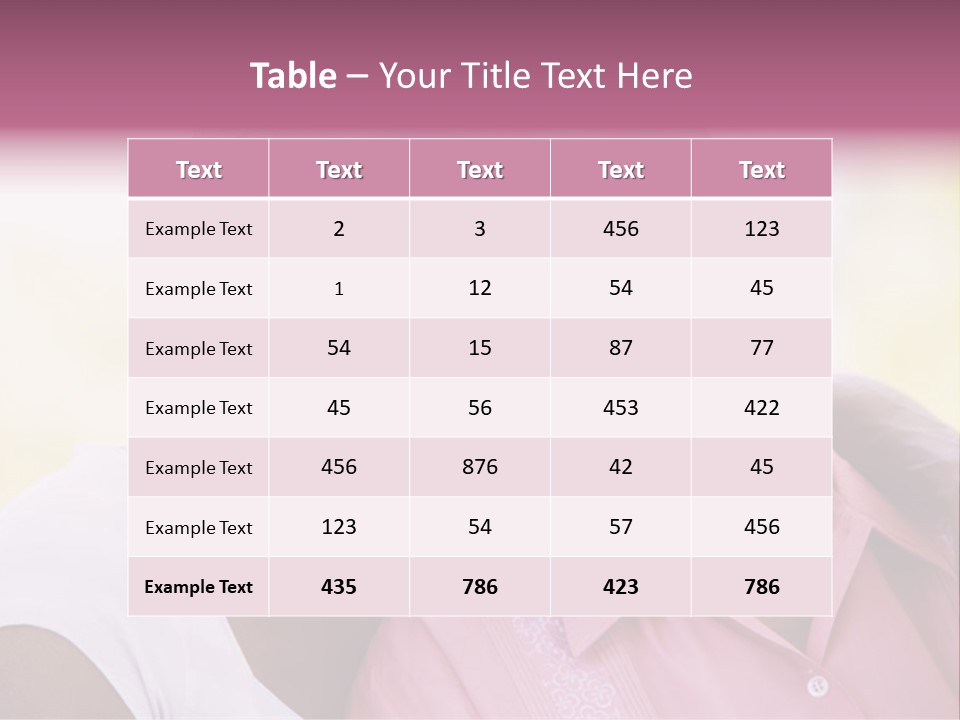 Romantic Senior Couple Relaxing Outside PowerPoint Template