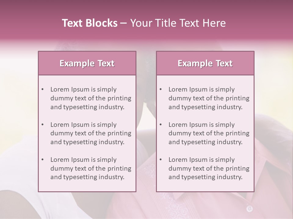Romantic Senior Couple Relaxing Outside PowerPoint Template