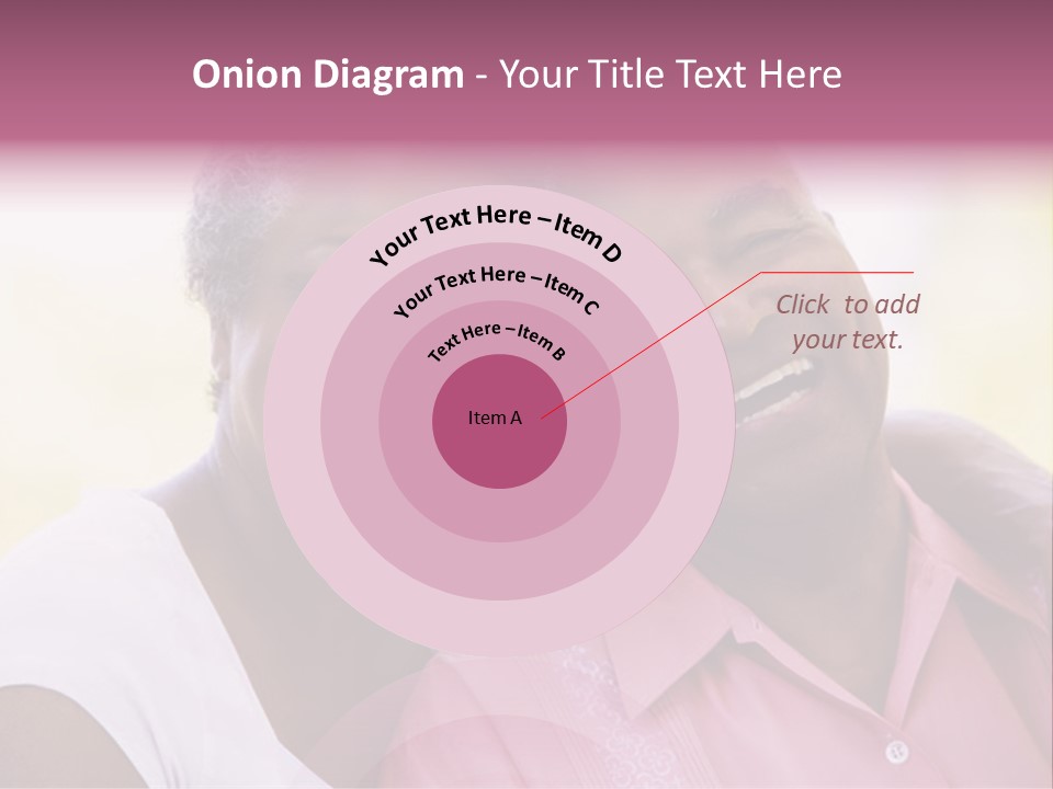 Romantic Senior Couple Relaxing Outside PowerPoint Template