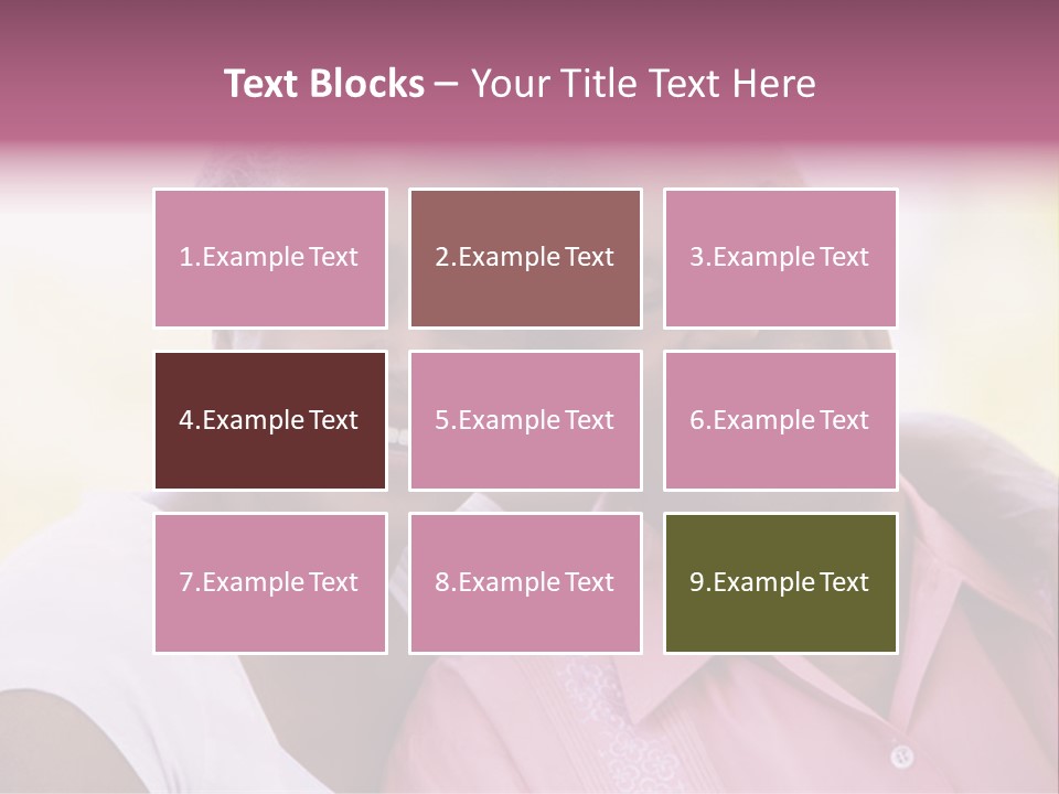 Romantic Senior Couple Relaxing Outside PowerPoint Template