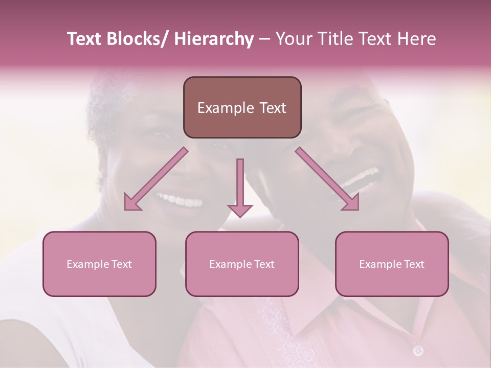 Romantic Senior Couple Relaxing Outside PowerPoint Template