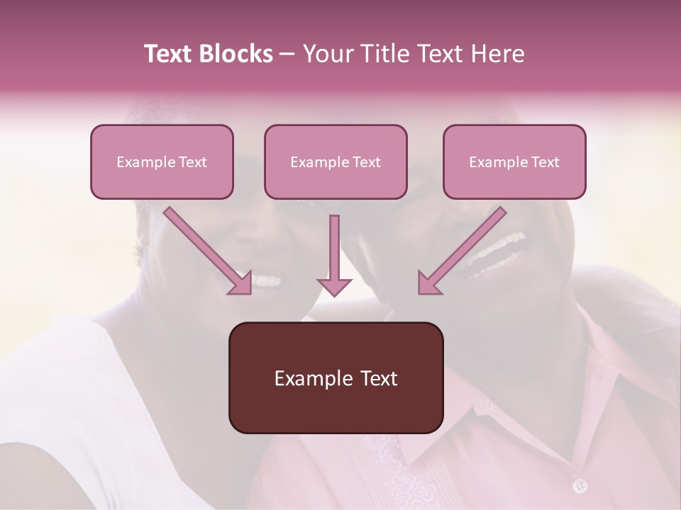 Romantic Senior Couple Relaxing Outside PowerPoint Template