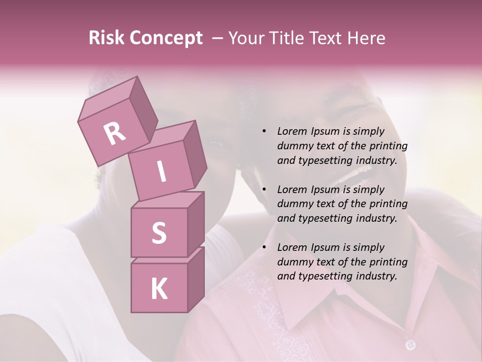 Romantic Senior Couple Relaxing Outside PowerPoint Template