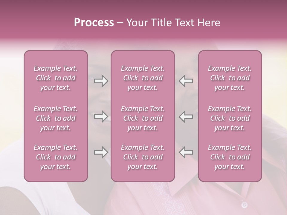 Romantic Senior Couple Relaxing Outside PowerPoint Template