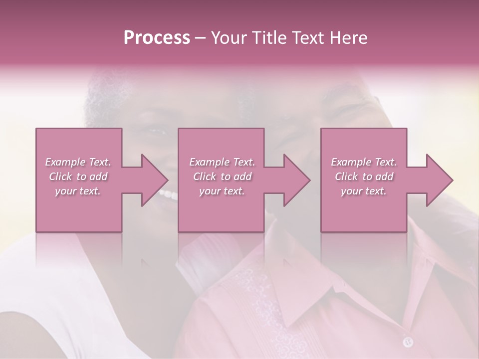 Romantic Senior Couple Relaxing Outside PowerPoint Template