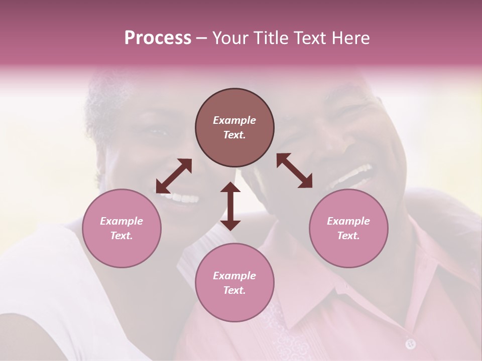 Romantic Senior Couple Relaxing Outside PowerPoint Template