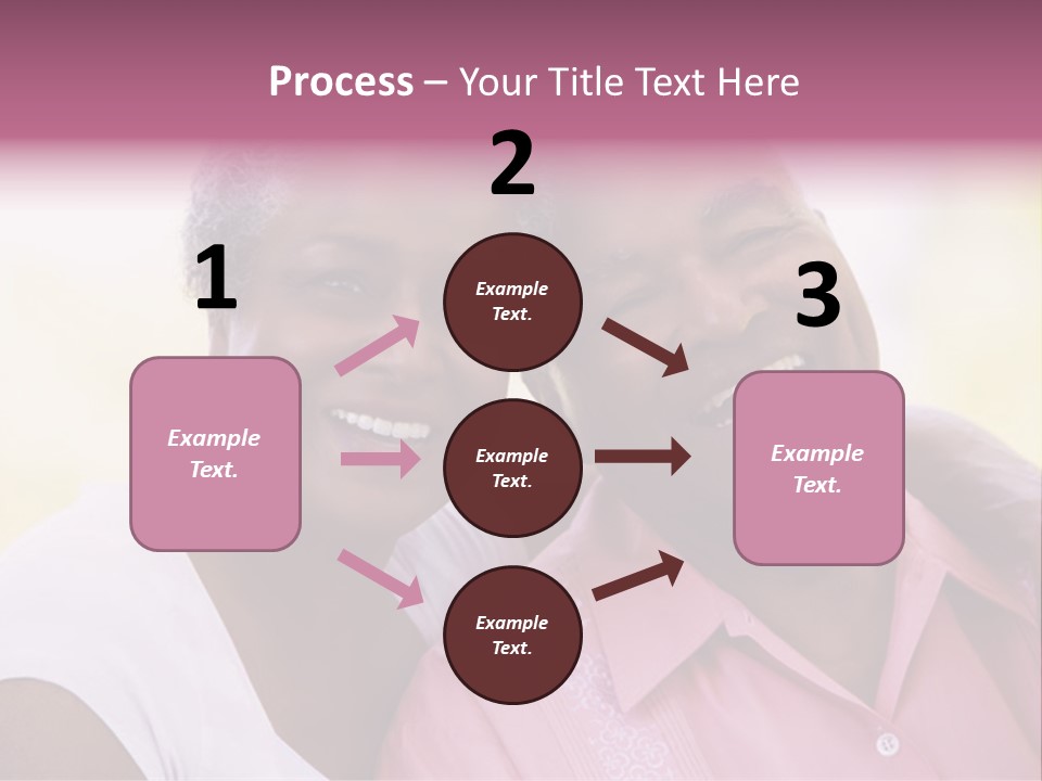 Romantic Senior Couple Relaxing Outside PowerPoint Template