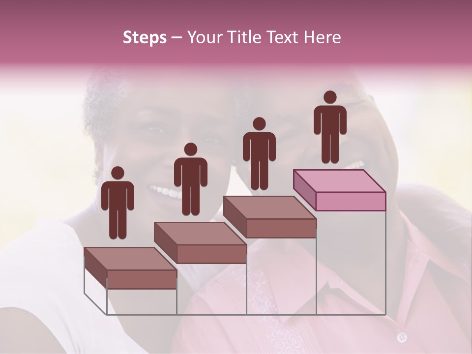 Romantic Senior Couple Relaxing Outside PowerPoint Template