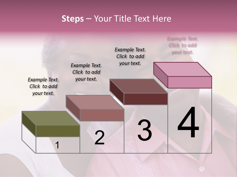 Romantic Senior Couple Relaxing Outside PowerPoint Template