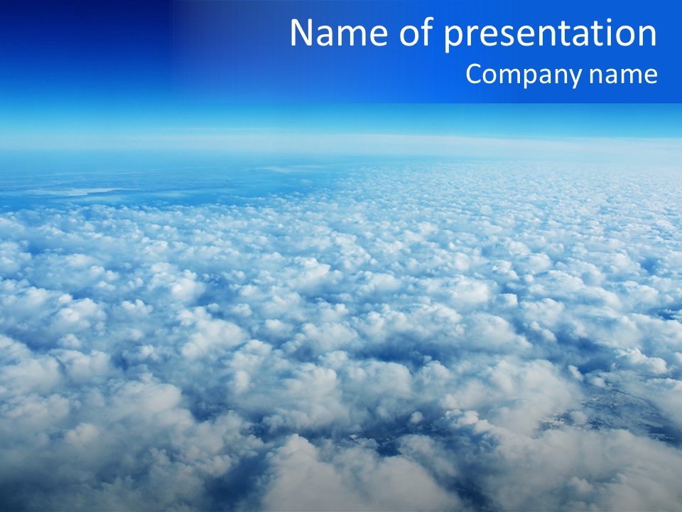 Clouds PowerPoint Template