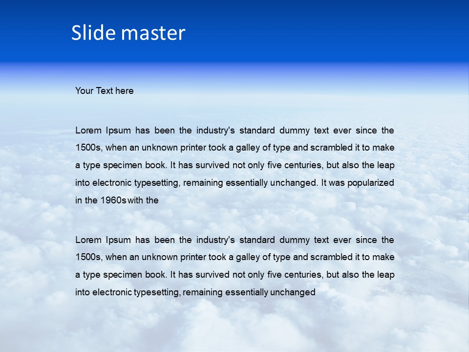 Clouds PowerPoint Template