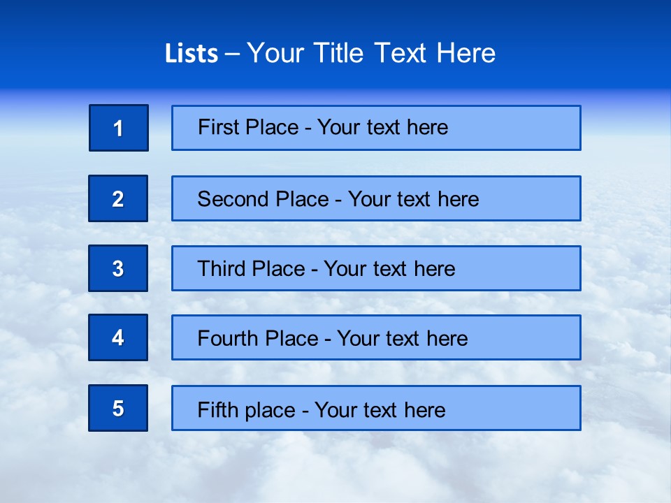 Clouds PowerPoint Template
