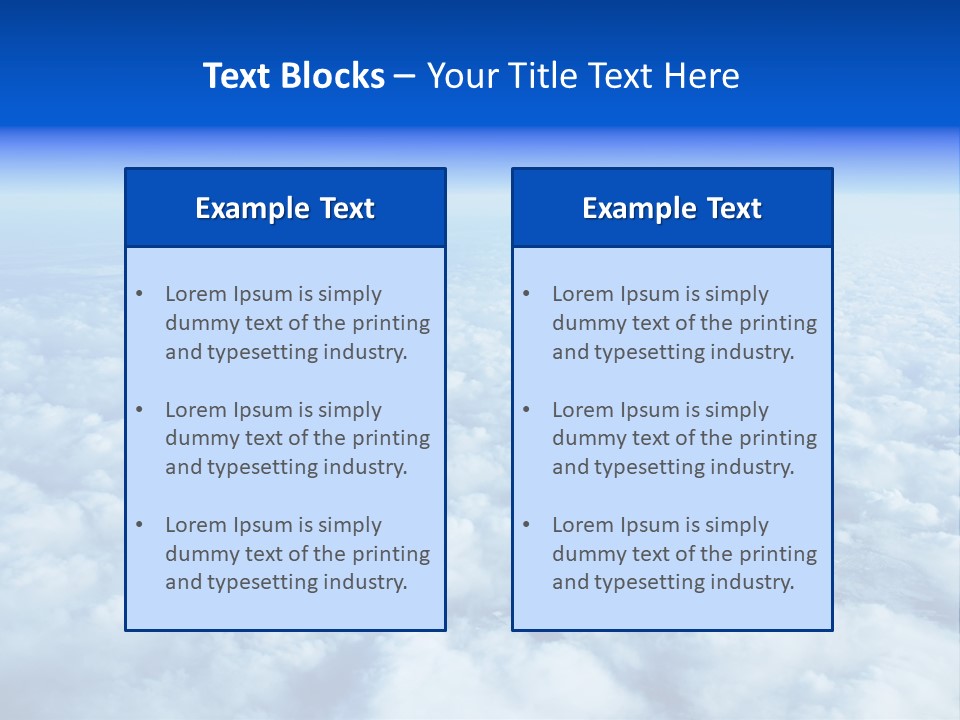 Clouds PowerPoint Template