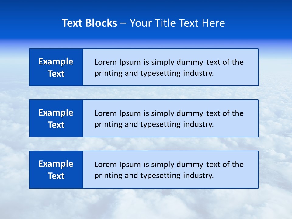 Clouds PowerPoint Template