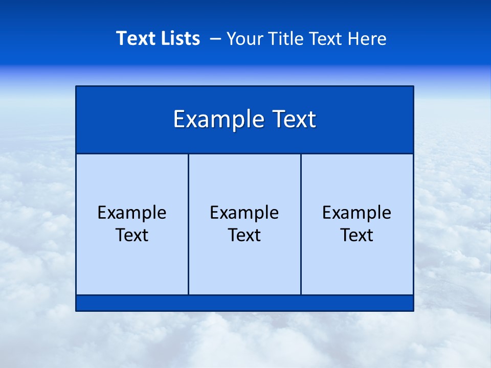 Clouds PowerPoint Template