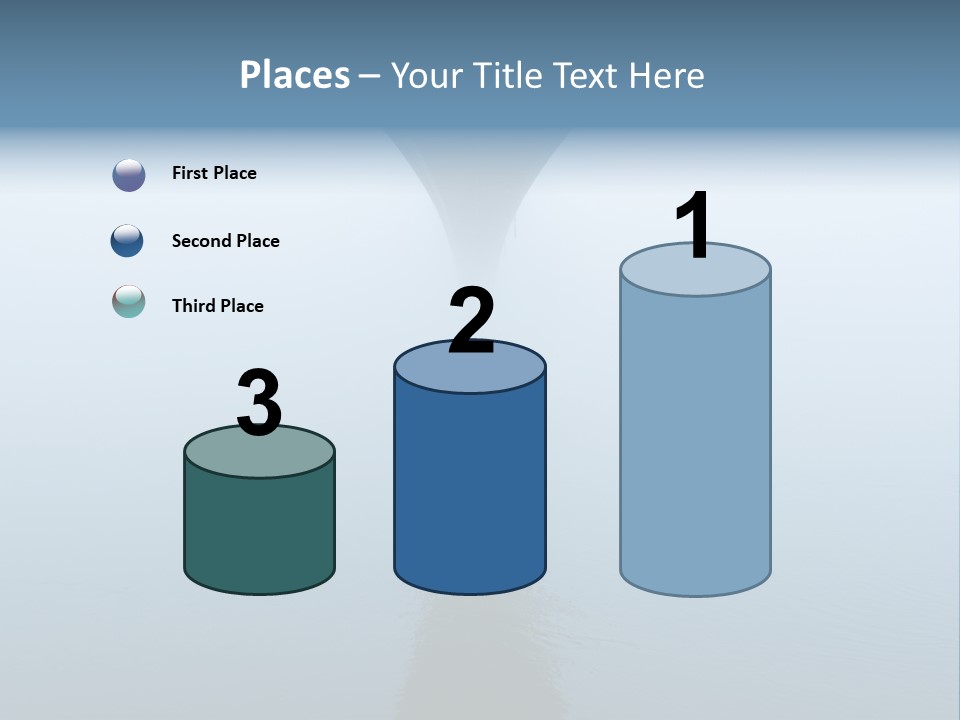 Bridge Over River In Fog PowerPoint Template