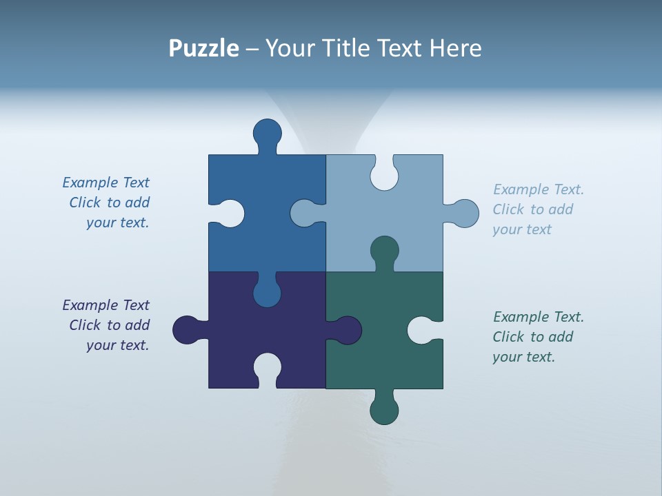 Bridge Over River In Fog PowerPoint Template