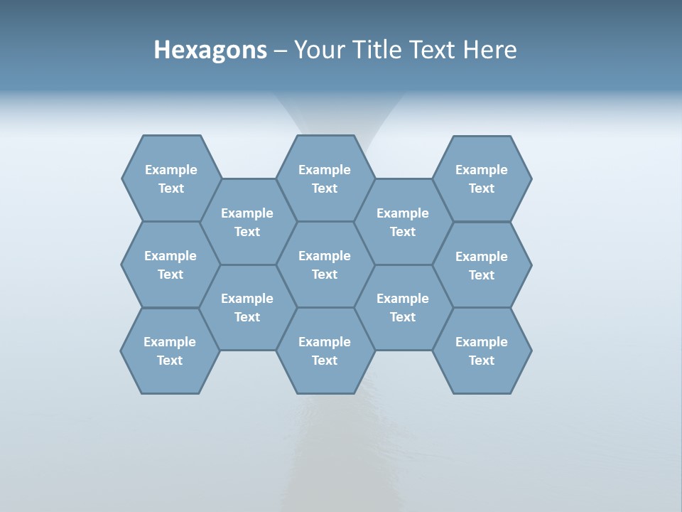 Bridge Over River In Fog PowerPoint Template