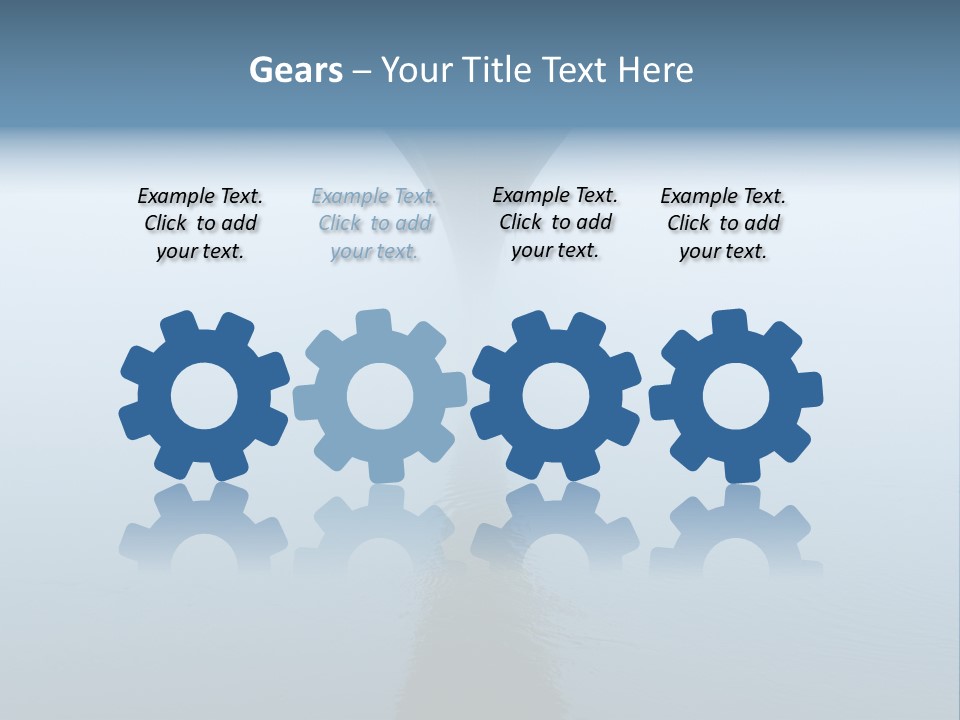 Bridge Over River In Fog PowerPoint Template