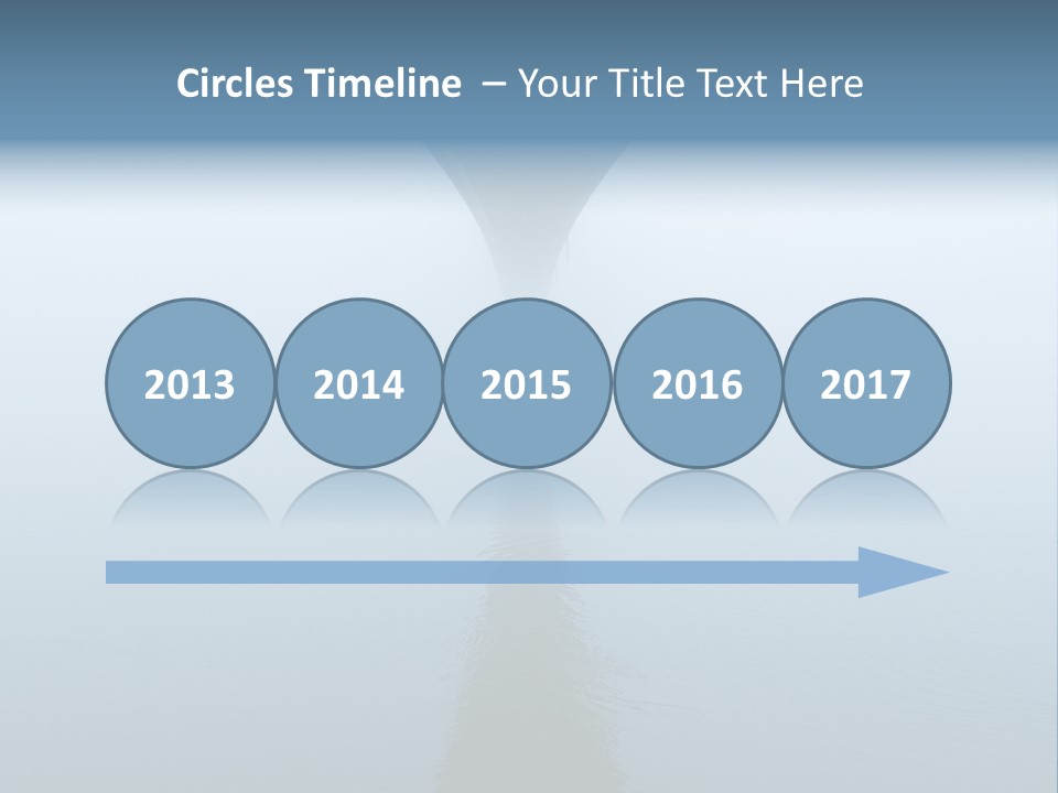 Bridge Over River In Fog PowerPoint Template