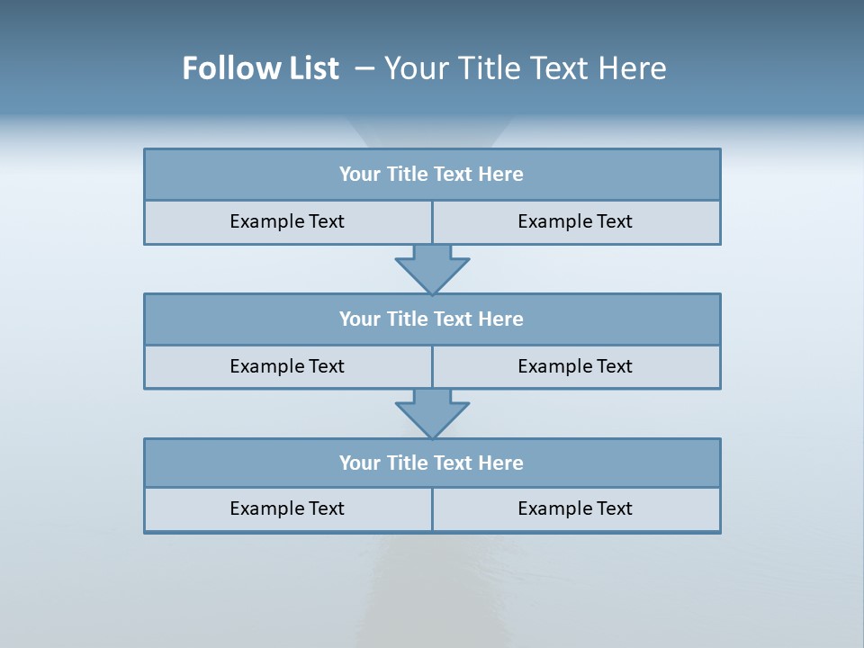 Bridge Over River In Fog PowerPoint Template